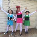 Easy Homemade Powerpuff Girl Group costume