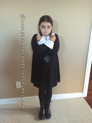 Last Minute Easy Wednesday Addams Costume