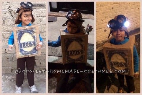 Cute DIY Costume Idea: Eggs from The Boxtrolls