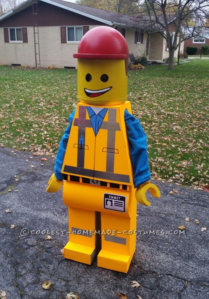 Homemade Emmet Costume - Star of The Lego Movie