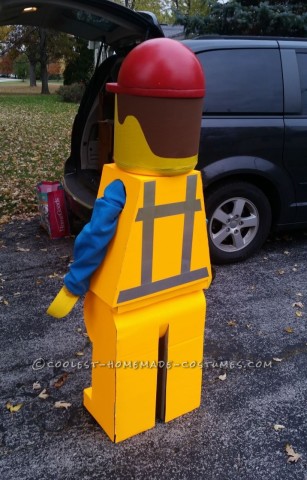 Homemade Emmet Costume - Star of The Lego Movie