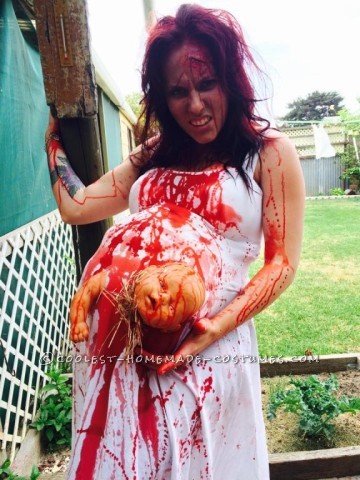 pregnant zombie baby halloween costume