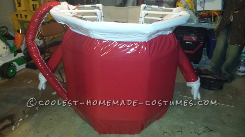 Red and White Pleather Added