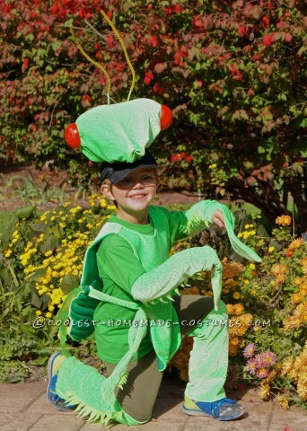 Fabulous and Original Homemade Praying Mantis Costume