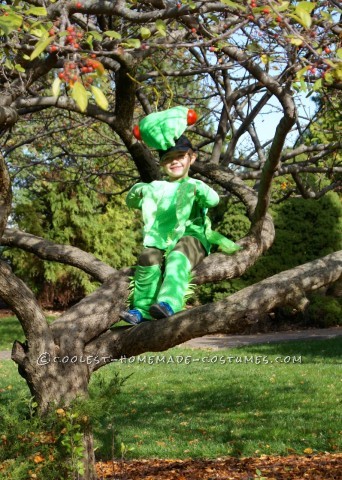 Fabulous and Original Homemade Praying Mantis Costume