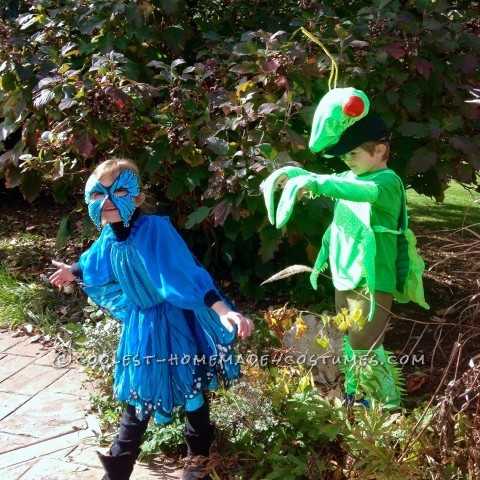 Fabulous and Original Homemade Praying Mantis Costume