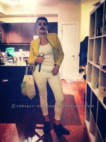 Homemade Freddie Mercury Costume for a Woman
