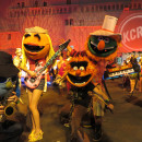 Funnest Group Costume Ever: The Electric Muppet Mayhem Band!