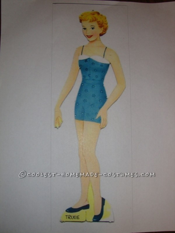 Geek Girl Paper Doll Trixie Belden