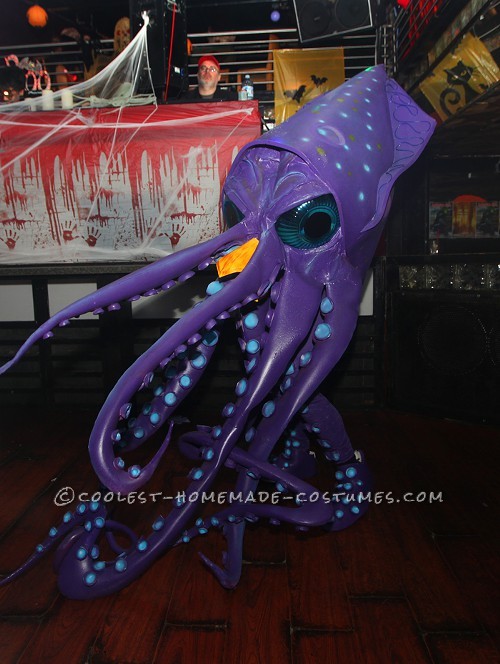 Homemade Amazing Giant Squid Costume