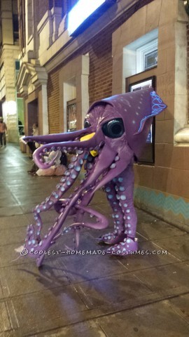 Homemade Amazing Giant Squid Costume