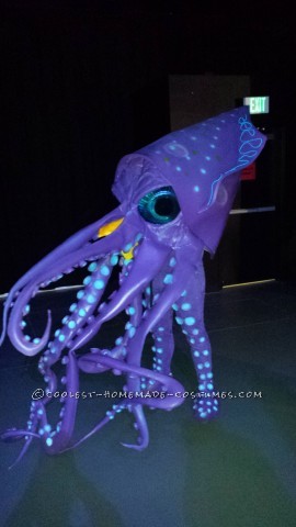 Homemade Amazing Giant Squid Costume