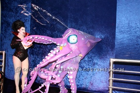 Homemade Amazing Giant Squid Costume