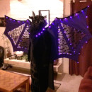 Glamorous Illuminated Bat Lady Costume