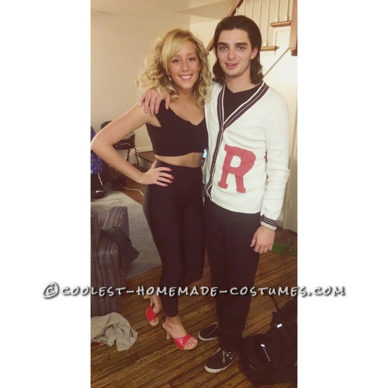 Homemade Danny and Sandy Grease Couple Costume