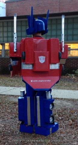 Greatest Optimus Prime Auto Bot Costume