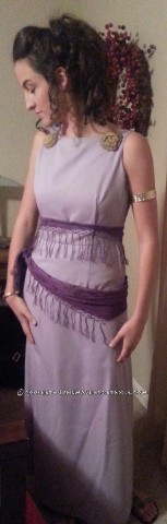 Homemade No-Sew Grecian Goddess Costume: Megara from Disney's Hercules