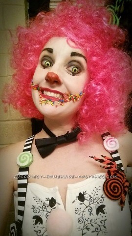 Handmade Super Creepy Ice Cream Man and Candy Clown Couple Costume