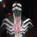 Completely Hand-Painted Venon (Spiderman) Costume