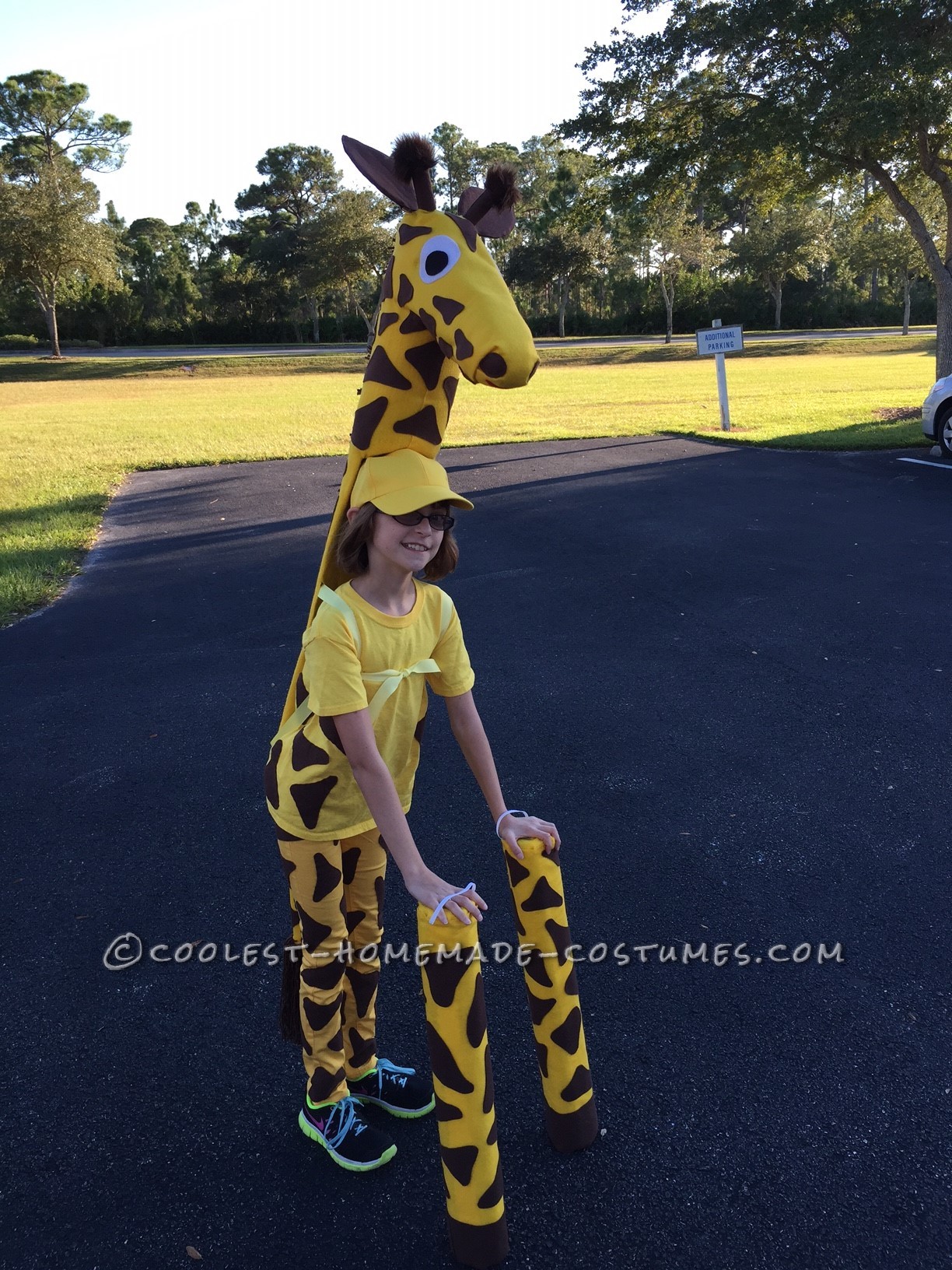 Cute No-Sew Giraffe Costume