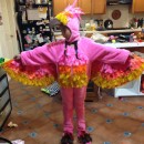 Hot Pink Phoenix Recycled from Wilbur the Pig Costume