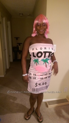 Hottest Lotto Ticket and Money Tree Couple Costume