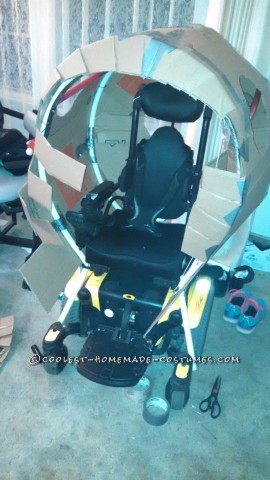 Amazing Rocket Ship Astronaut Wheelchair Costume