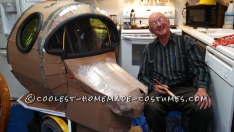 Amazing Rocket Ship Astronaut Wheelchair Costume