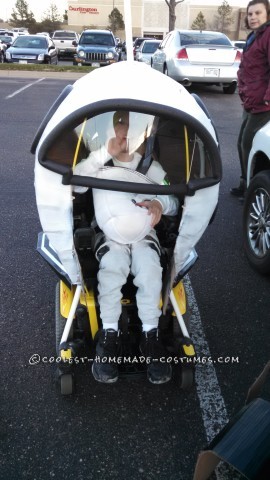 Amazing Rocket Ship Astronaut Wheelchair Costume