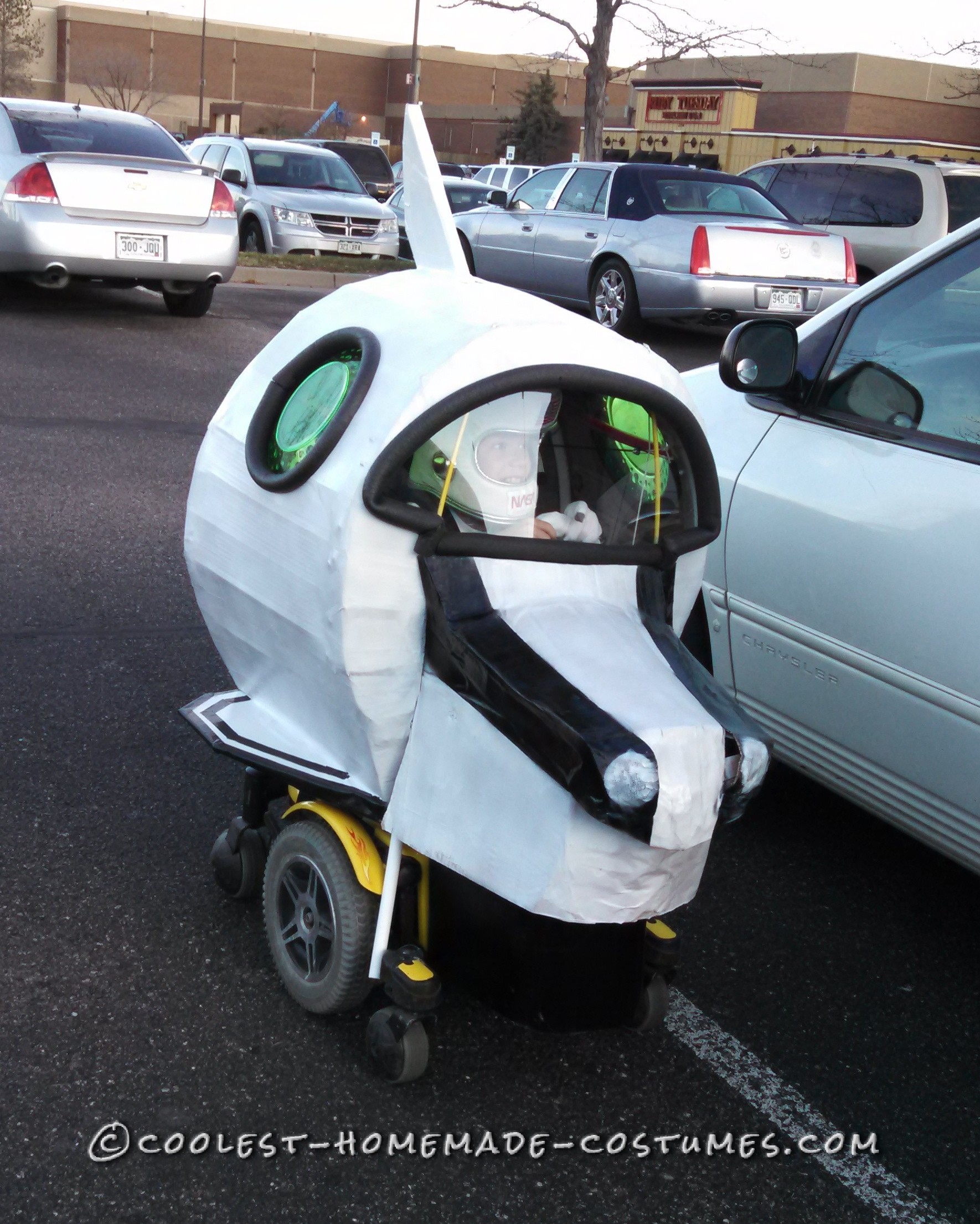 Amazing Rocket Ship Astronaut Wheelchair Costume