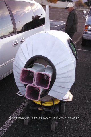 Amazing Rocket Ship Astronaut Wheelchair Costume