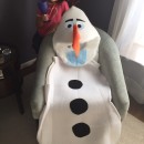 Coolest Homemade Olaf Costume