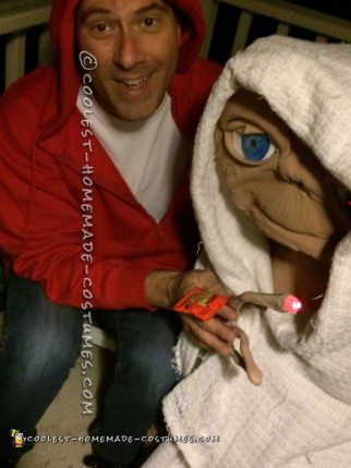 Realistic Homemade E.T. Costume