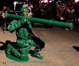 Instant Green Army Man Costume