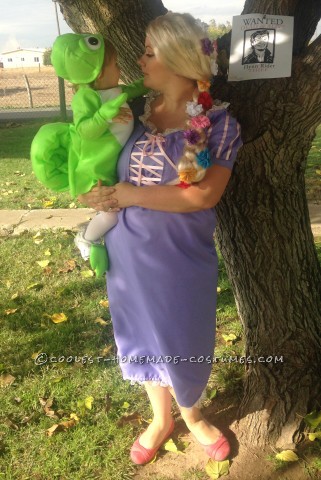 Fun Rapunzel, Pasquel and Flynn Ryder Family Costume