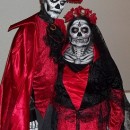 Incredible Dia De Los Muertos (Day of the Dead) Couples Costume