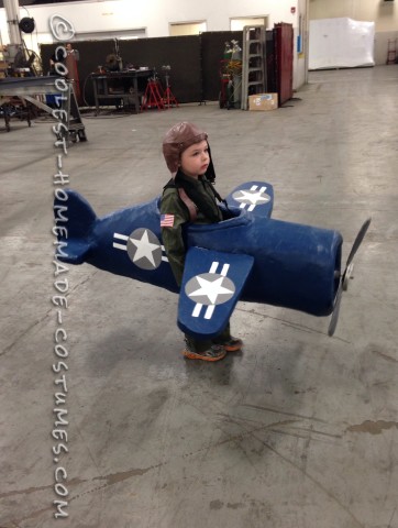 Incredible WWII Fighter Pilot Costume for a Child