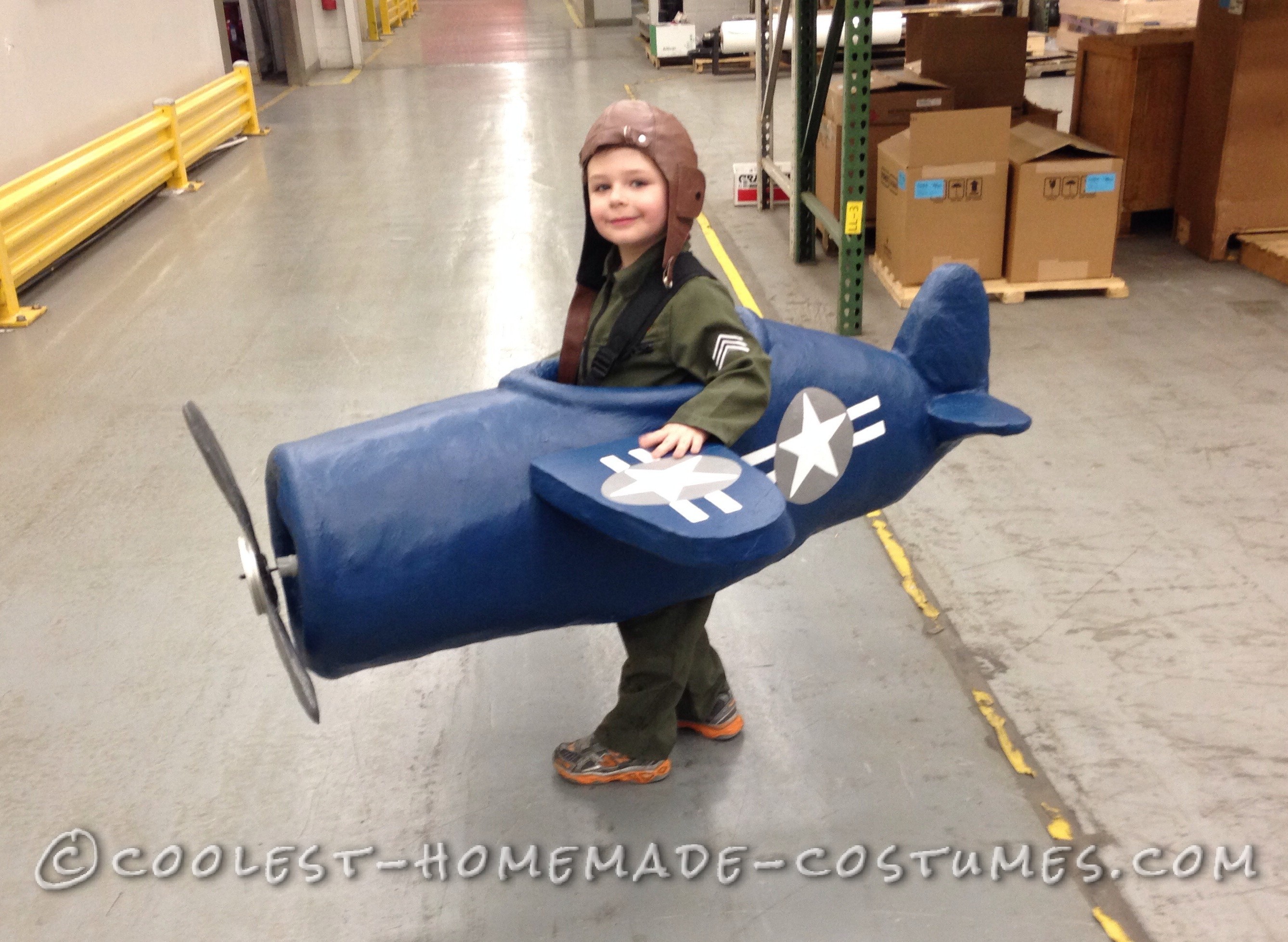 Incredible WWII Fighter Pilot Costume for a Child