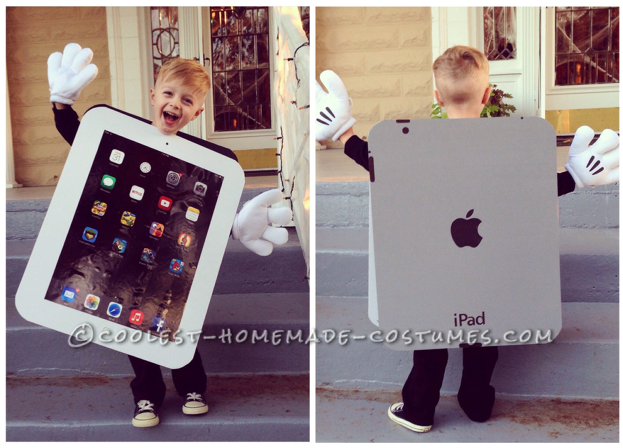 Cute iPad Costume for a 4-Year-Old