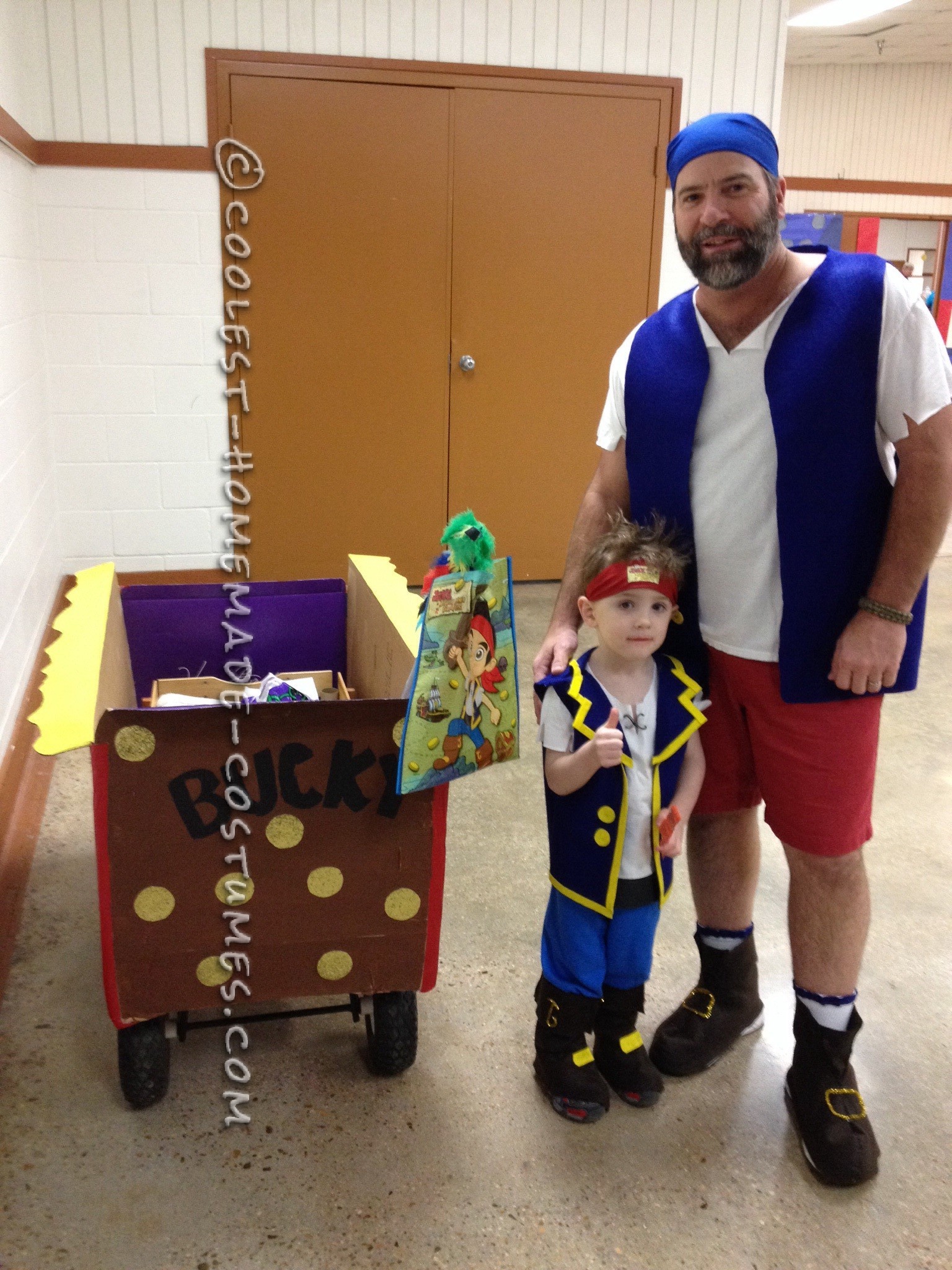 Jake and The Neverland Pirates Costume with Izzy and Cubby