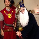 Cool DIY King Arthur and Merlin Couple Costume
