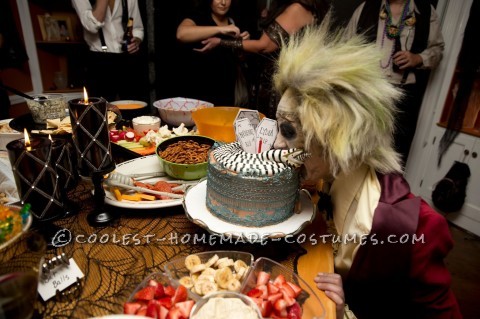 Lady Couple Lydia and Beetlejuice Homemade Costumes