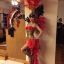 Beautiful Las Vegas Showgirl Costume