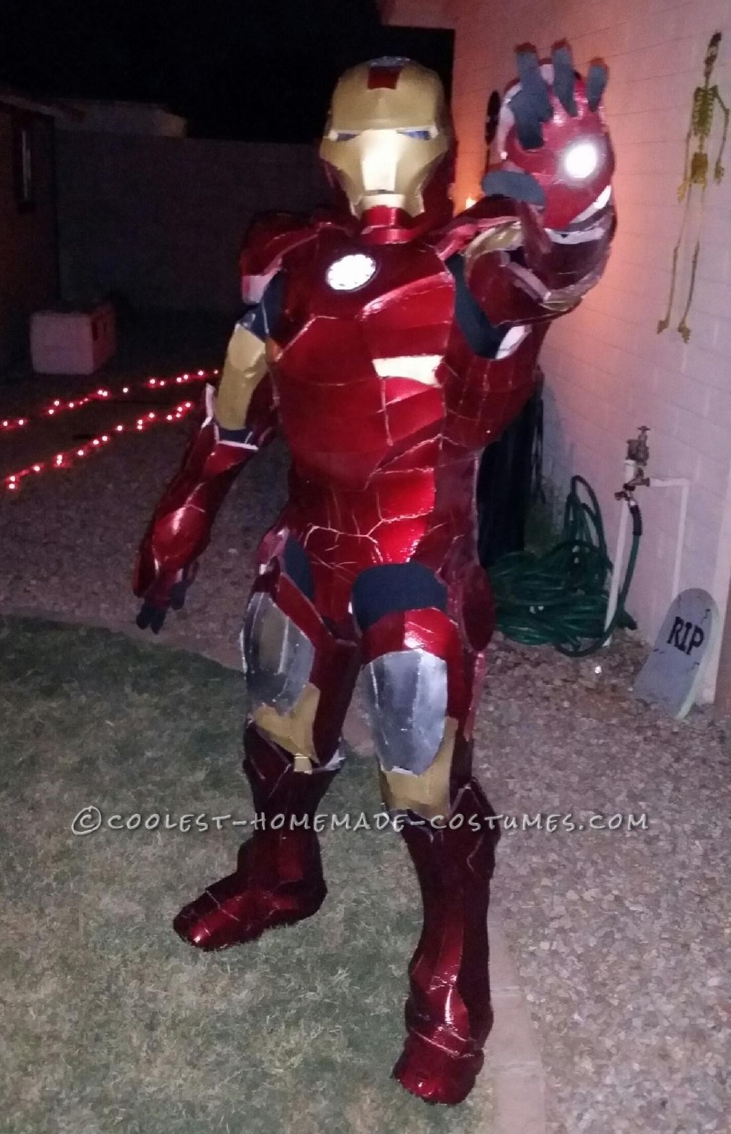 Last Minute Homemade Iron Man Costume