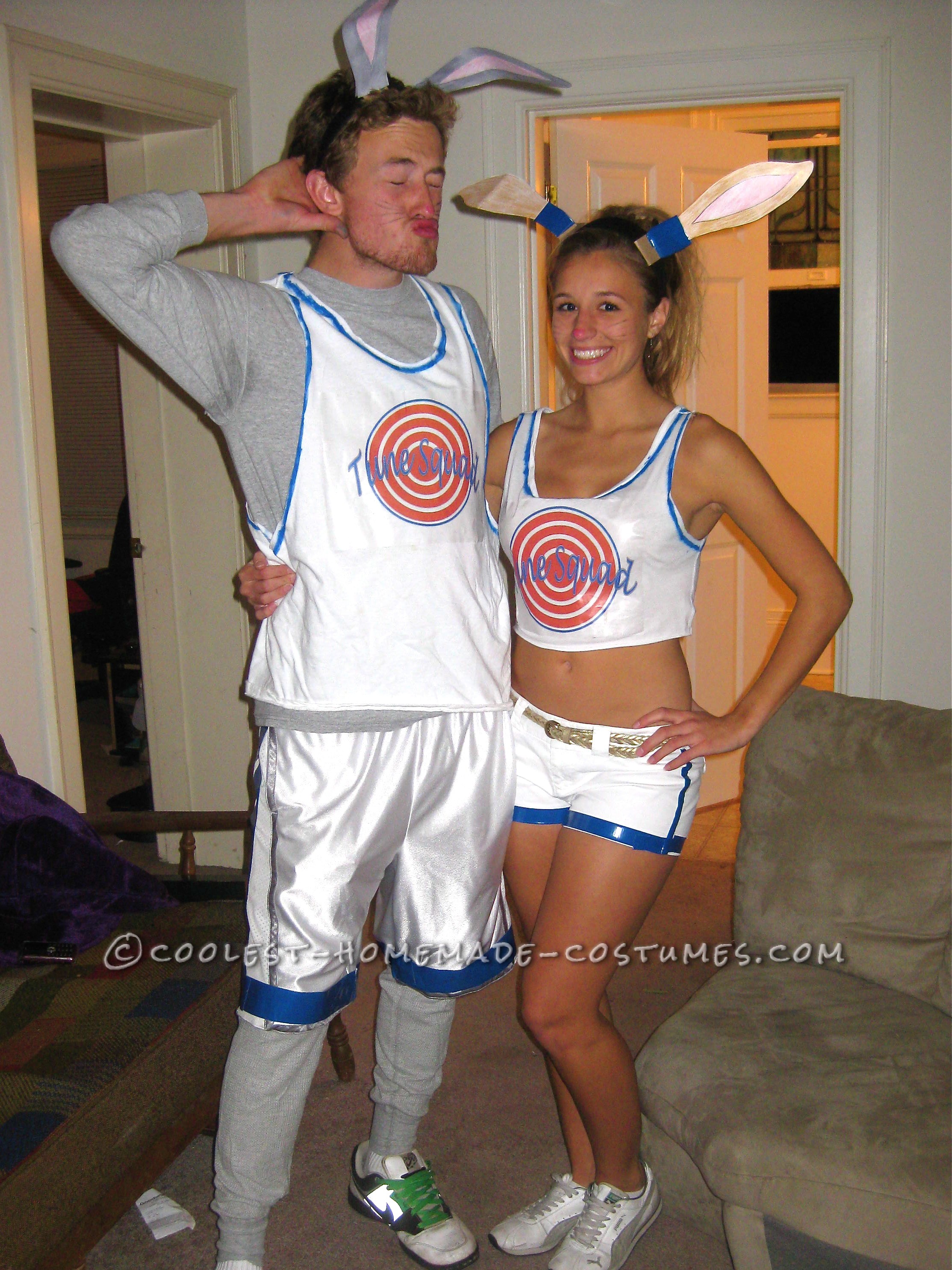 Last Minute Space Jam Bugs Bunny And Lola Bunny Couple Costume