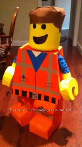 Coolest Homemade Lego Emmet Costume