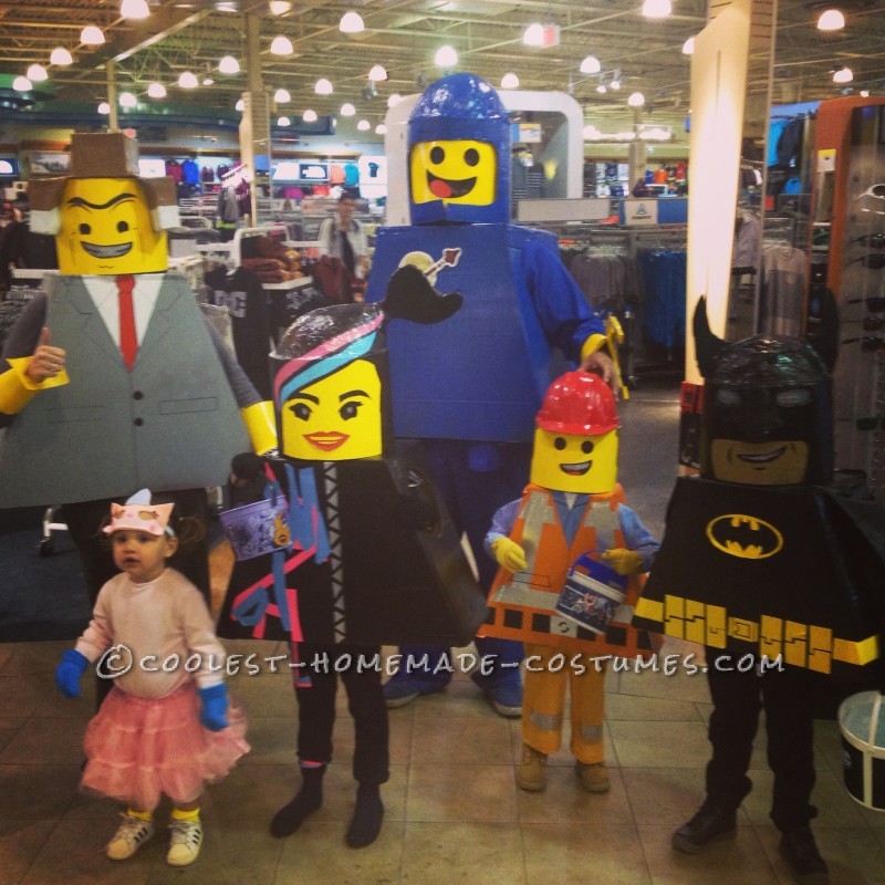 Homemade Family Lego Movie Costume