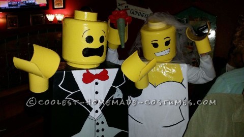 Prize winning DIY Lego People Costumes