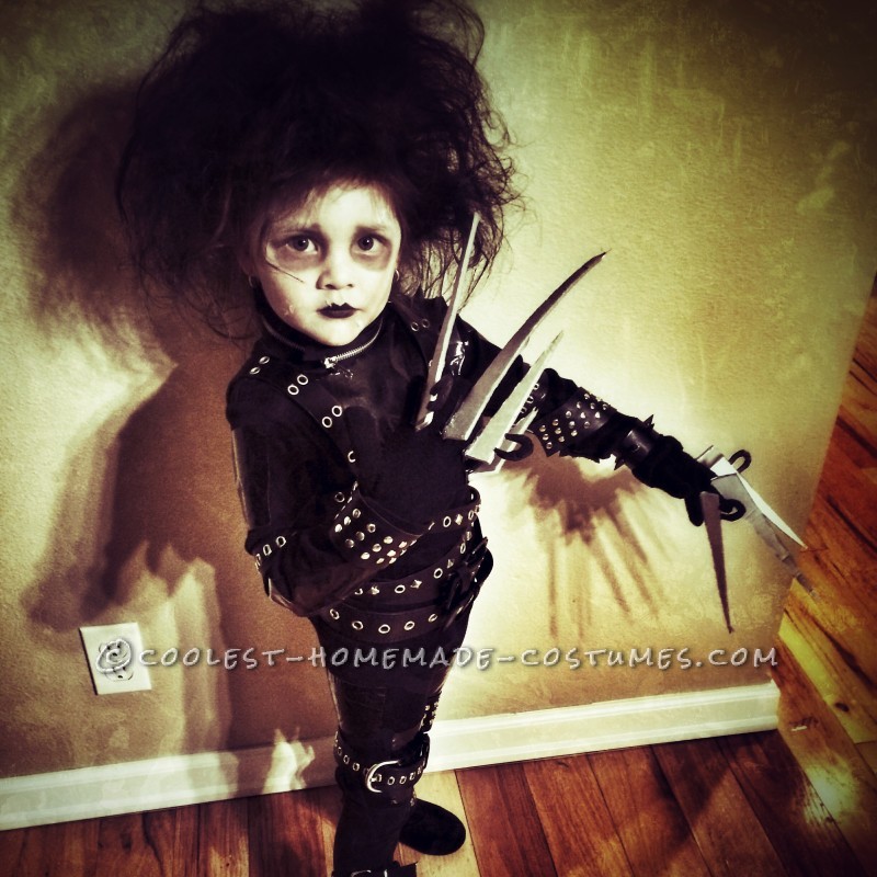 Little Edward Scissorhands Halloween Costume