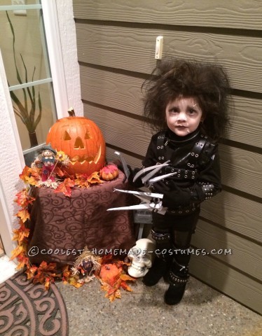 Little Edward Scissorhands Halloween Costume